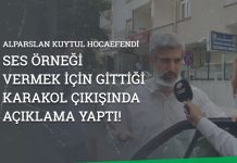 Alparslan Kuytul Karakol Çıkışı Açıklama Yaptı!