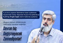 Alparslan Kuytul Hocaefendi'den Hapis Cezası Hakkında Açıklama