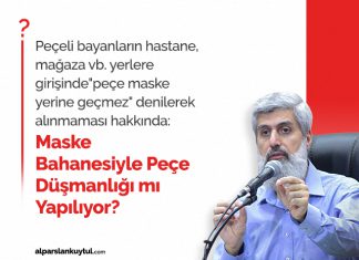 Maske Bahanesiyle Peçe Düşmanlığı mi Yapılıyor?