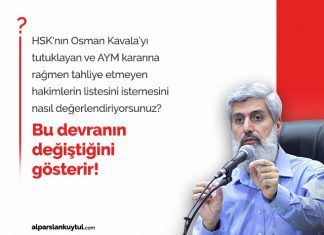 HSK'nın, Osman Kavala'yı Tutuklayan, Tahliyeye İtiraz Eden Hakim ve Savcıların Listesini İstemesi Hakkında