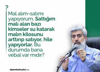 Sattığım Malı Alan Kişiler Hileyle Satıyor. Bana Vebali Var Mıdır?