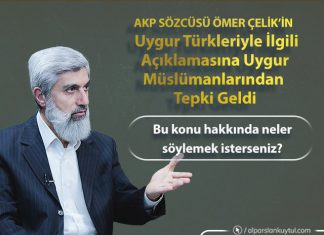 Alparslan Kuytul, Ömer Çelik’in Uygur Türklerine Yönelik Yaptığı Açıklamayı Değerlendirdi!
